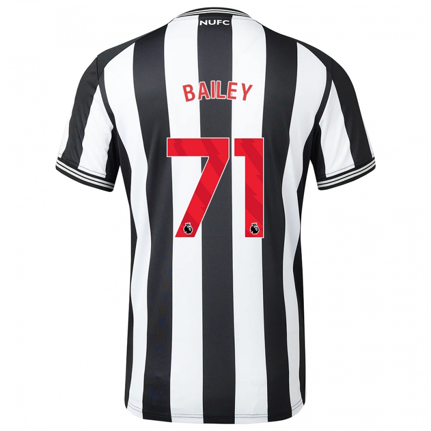 Dětské Scott Bailey #71 Černá Bílá Domů Hráčské Dresy 2023/24 Dres