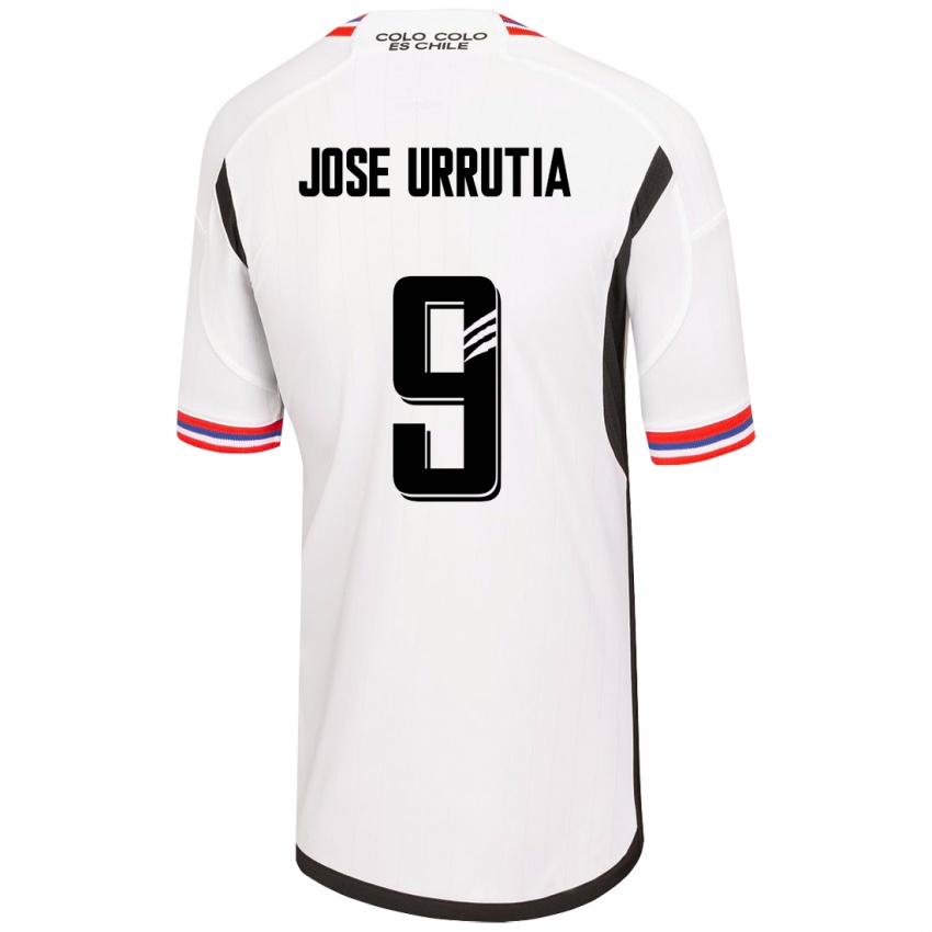 Dětské María José Urrutia #9 Bílý Domů Hráčské Dresy 2023/24 Dres