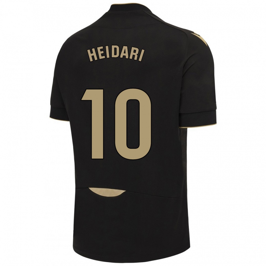 Dětské Arman Heidari #10 Černá Daleko Hráčské Dresy 2023/24 Dres