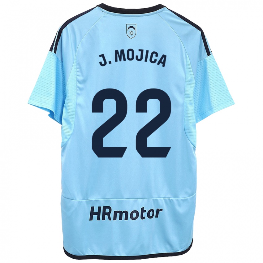 Dětské Johan Mojica #22 Modrý Daleko Hráčské Dresy 2023/24 Dres