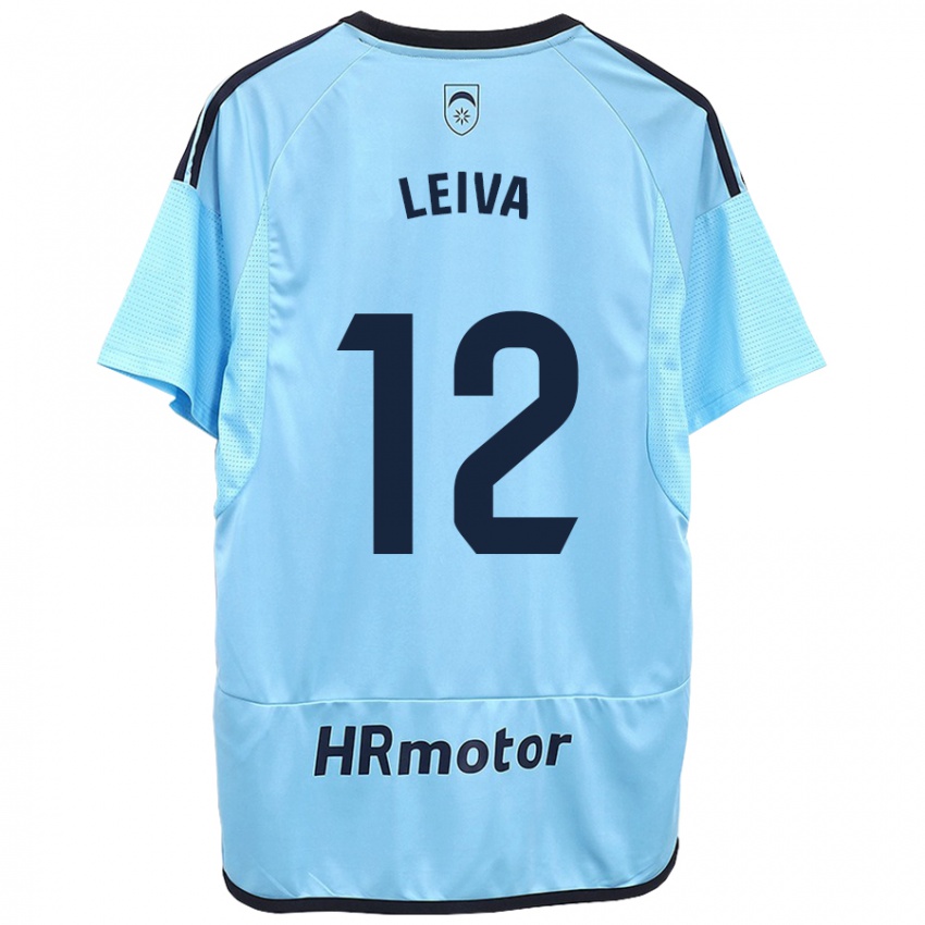 Dětské Álvaro Leiva #12 Modrý Daleko Hráčské Dresy 2023/24 Dres