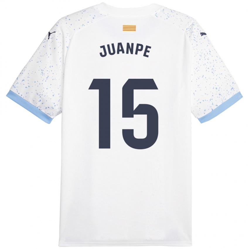 Dětské Juanpe #15 Bílý Daleko Hráčské Dresy 2023/24 Dres
