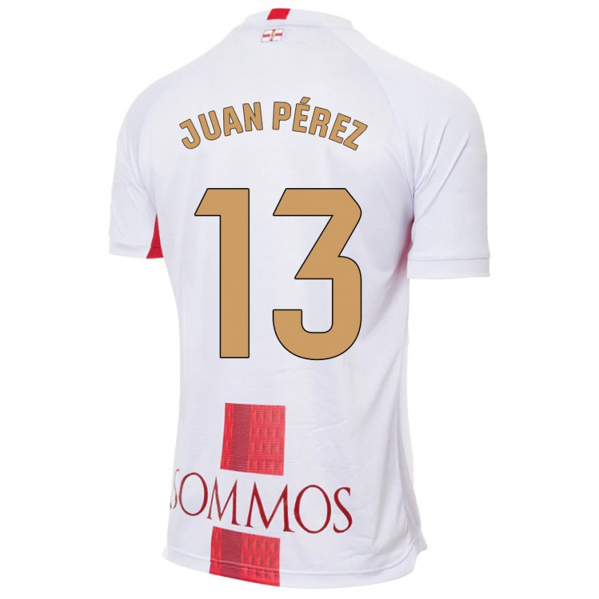 Dětské Juan Pérez #13 Bílý Daleko Hráčské Dresy 2023/24 Dres
