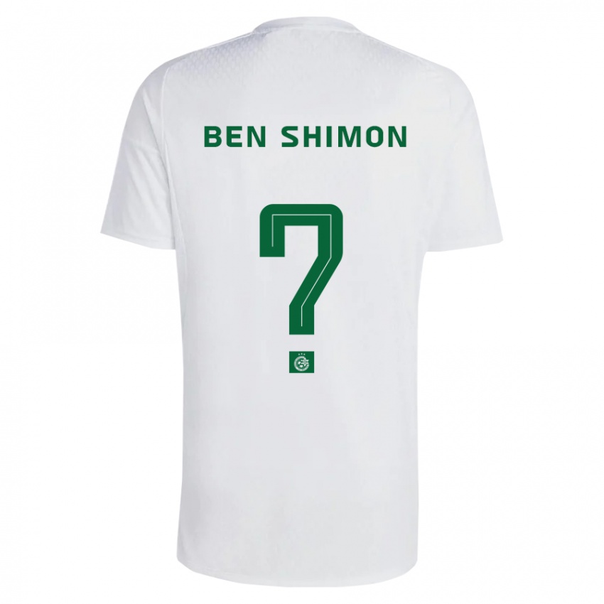 Dětské Elad Ben Shimon #0 Zeleno Modrá Daleko Hráčské Dresy 2023/24 Dres