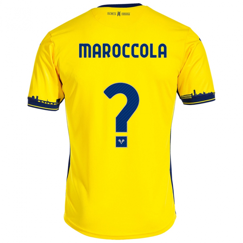 Dětské Francesco Maroccola #0 Žlutá Daleko Hráčské Dresy 2023/24 Dres