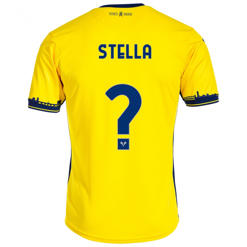 Dětské Kevin Stella #0 Žlutá Daleko Hráčské Dresy 2023/24 Dres