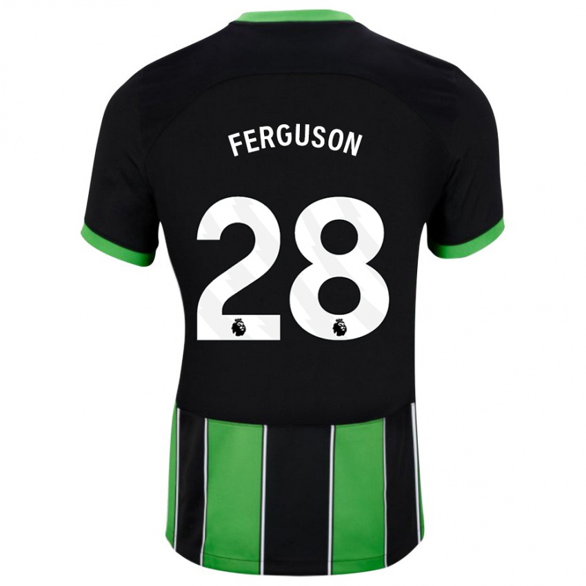 Dětské Evan Ferguson #28 Černá Zelená Daleko Hráčské Dresy 2023/24 Dres