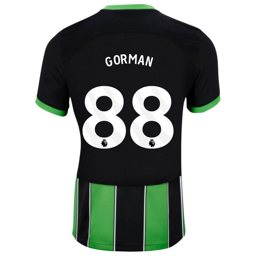 Dětské Ronnie Gorman #88 Černá Zelená Daleko Hráčské Dresy 2023/24 Dres