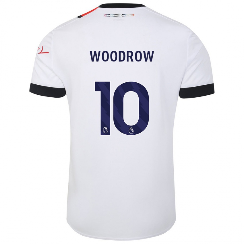 Dětské Cauley Woodrow #10 Bílý Daleko Hráčské Dresy 2023/24 Dres