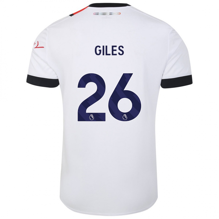 Dětské Ryan Giles #26 Bílý Daleko Hráčské Dresy 2023/24 Dres