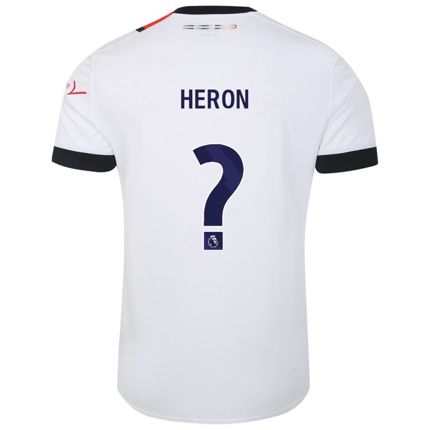 Dětské Archie Heron #0 Bílý Daleko Hráčské Dresy 2023/24 Dres