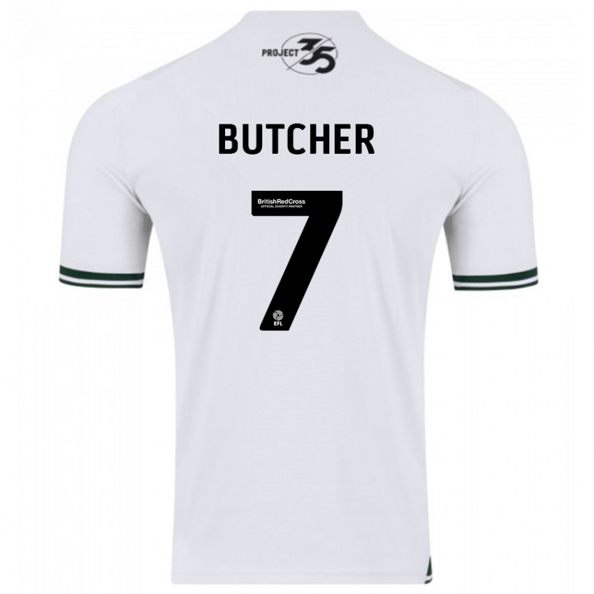 Dětské Matt Butcher #7 Bílý Daleko Hráčské Dresy 2023/24 Dres