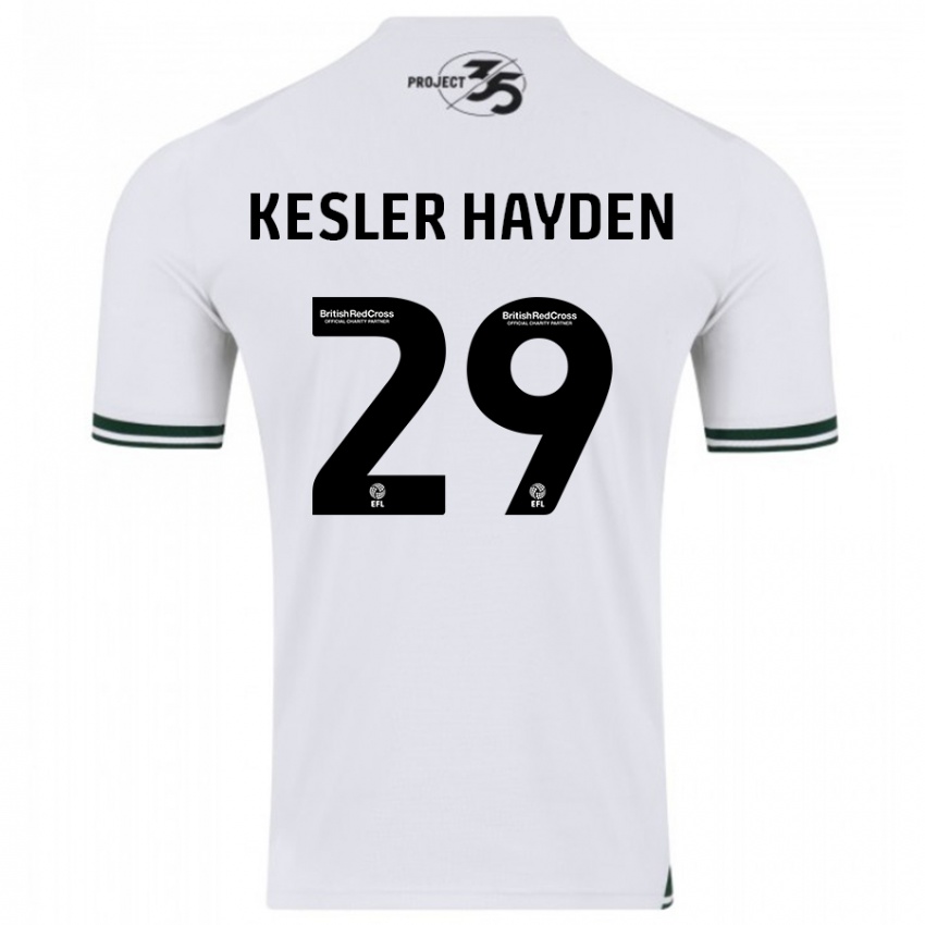 Dětské Kaine Kesler-Hayden #29 Bílý Daleko Hráčské Dresy 2023/24 Dres