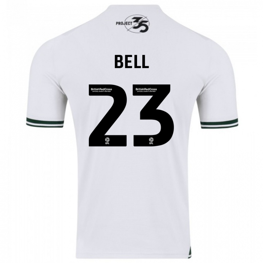 Dětské Katelyn Bell #23 Bílý Daleko Hráčské Dresy 2023/24 Dres