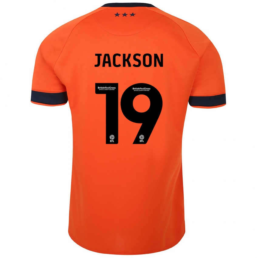 Dětské Kayden Jackson #19 Oranžový Daleko Hráčské Dresy 2023/24 Dres