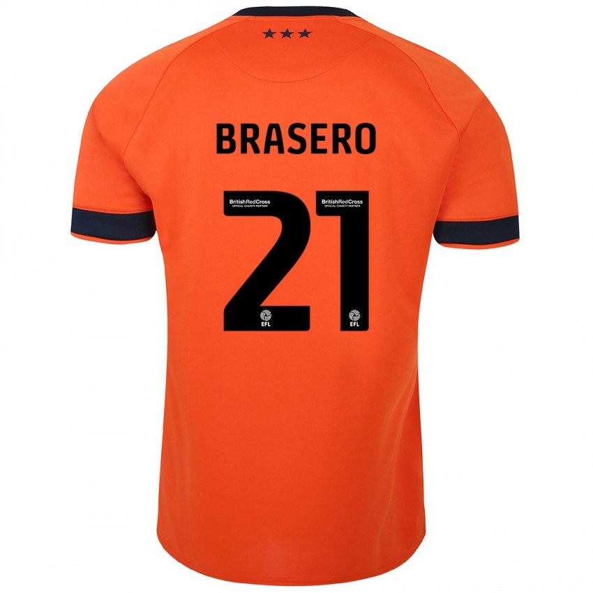 Dětské Sarah Brasero-Carreira #21 Oranžový Daleko Hráčské Dresy 2023/24 Dres