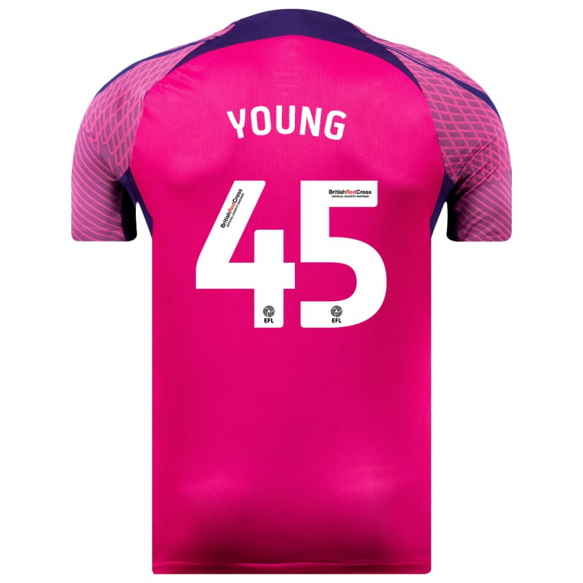 Dětské Matthew Young #45 Nachový Daleko Hráčské Dresy 2023/24 Dres