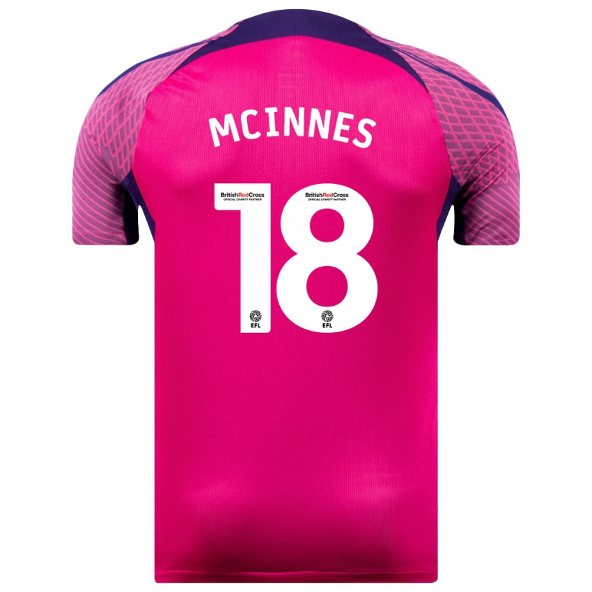 Dětské Libby Mcinnes #18 Nachový Daleko Hráčské Dresy 2023/24 Dres