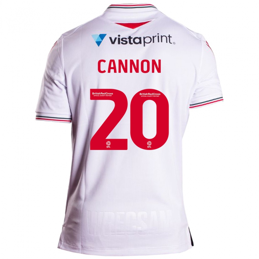 Dětské Andy Cannon #20 Bílý Daleko Hráčské Dresy 2023/24 Dres