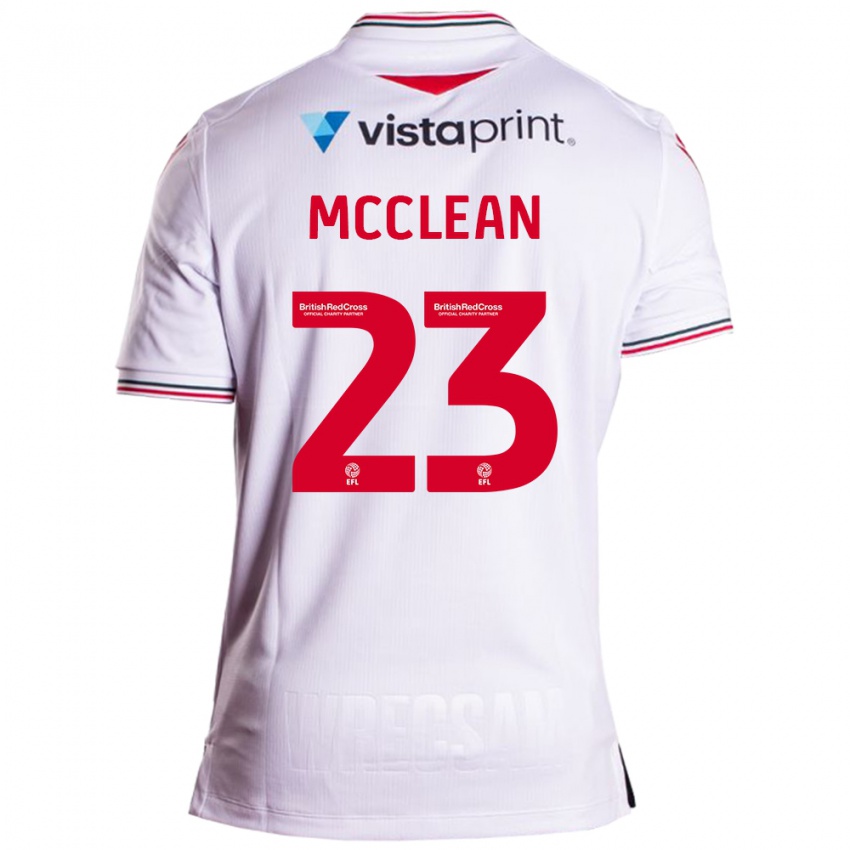 Dětské James Mcclean #23 Bílý Daleko Hráčské Dresy 2023/24 Dres