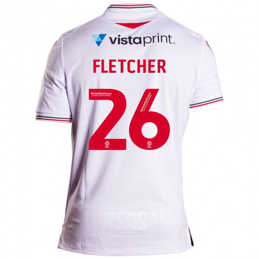 Dětské Steven Fletcher #26 Bílý Daleko Hráčské Dresy 2023/24 Dres