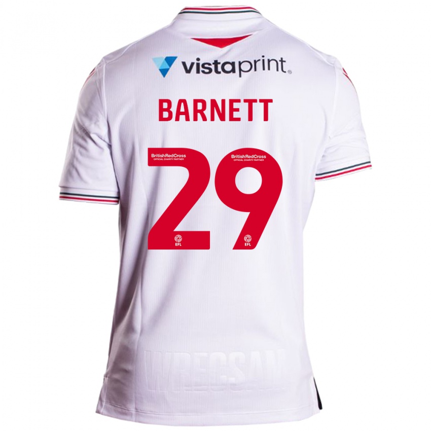 Dětské Ryan Barnett #29 Bílý Daleko Hráčské Dresy 2023/24 Dres