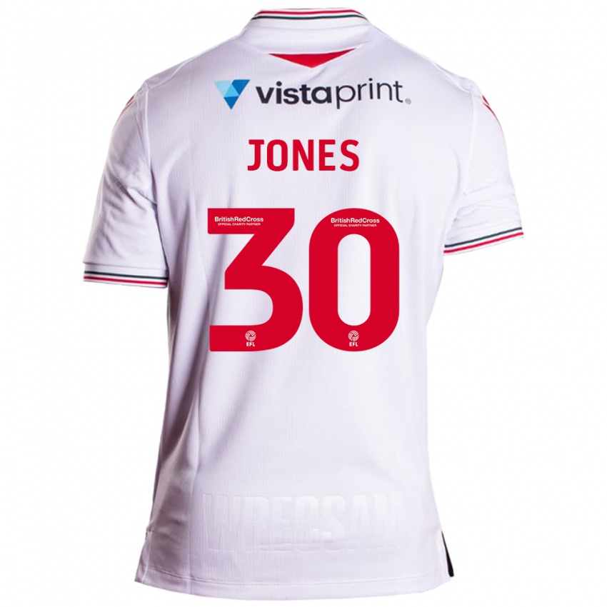 Dětské James Jones #30 Bílý Daleko Hráčské Dresy 2023/24 Dres