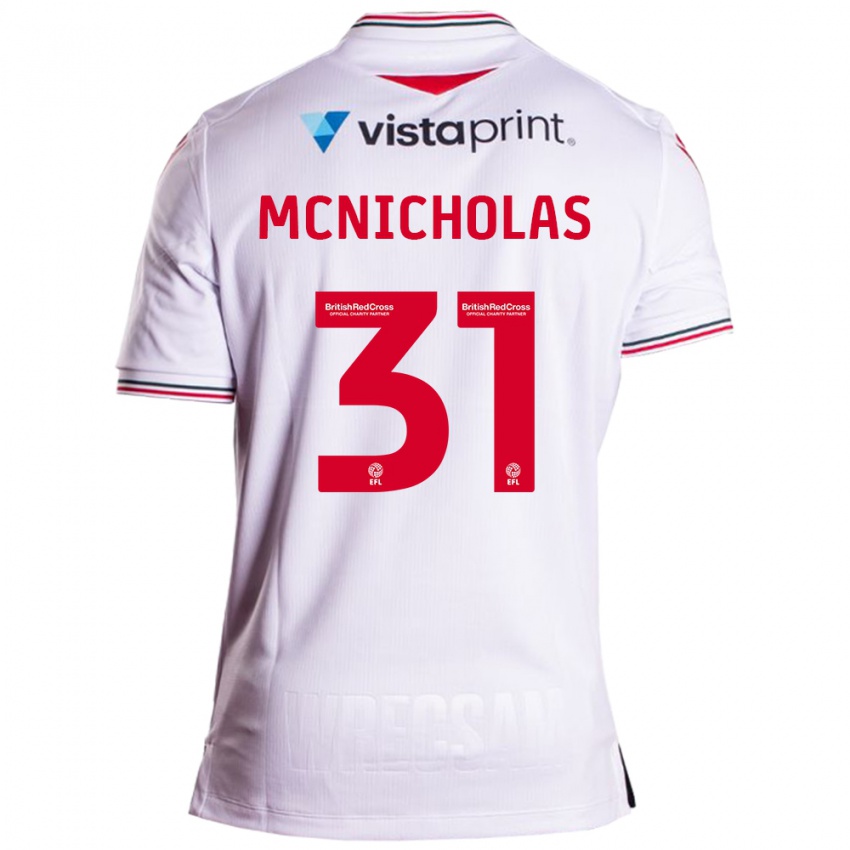 Dětské Luke Mcnicholas #31 Bílý Daleko Hráčské Dresy 2023/24 Dres