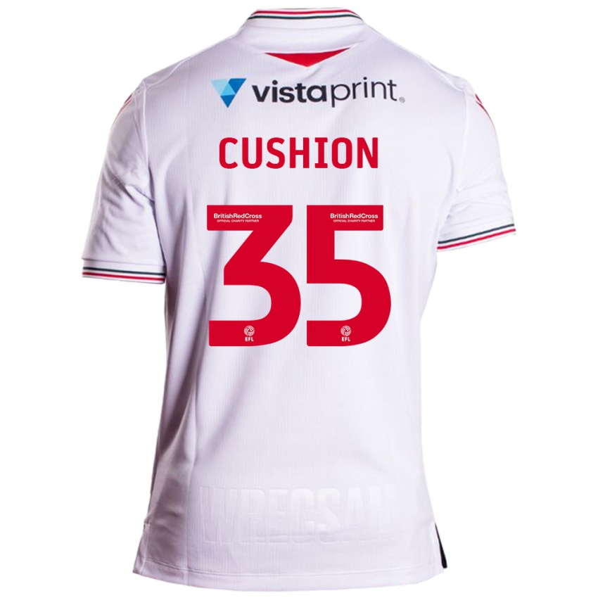 Dětské Owen Cushion #35 Bílý Daleko Hráčské Dresy 2023/24 Dres