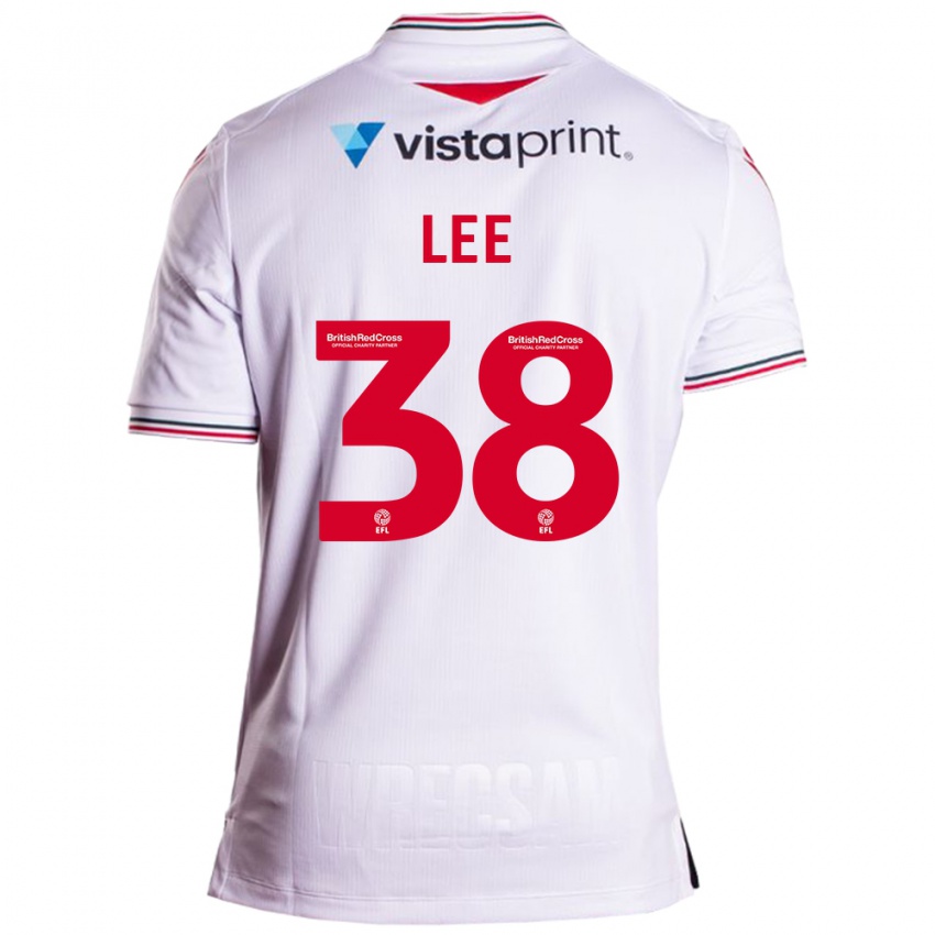 Dětské Elliot Lee #38 Bílý Daleko Hráčské Dresy 2023/24 Dres