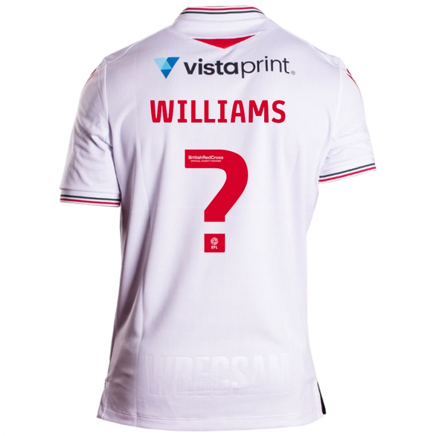 Dětské Sam Williams #0 Bílý Daleko Hráčské Dresy 2023/24 Dres
