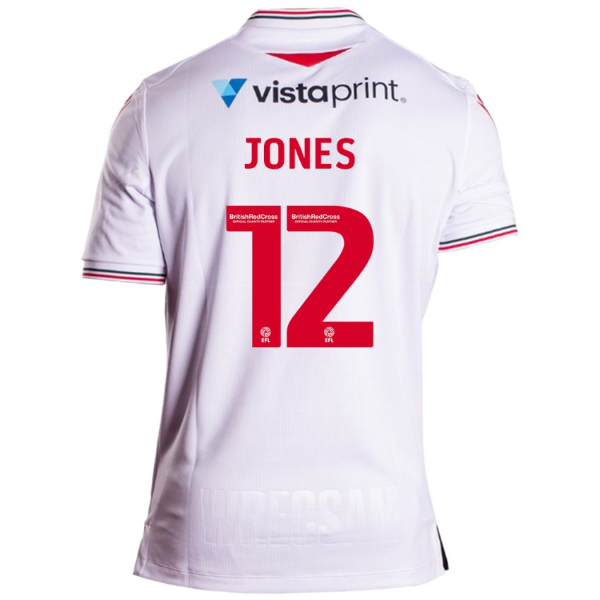 Dětské Carra Jones #12 Bílý Daleko Hráčské Dresy 2023/24 Dres