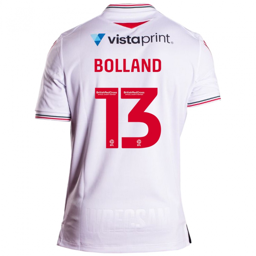 Dětské Charlotte Bolland #13 Bílý Daleko Hráčské Dresy 2023/24 Dres