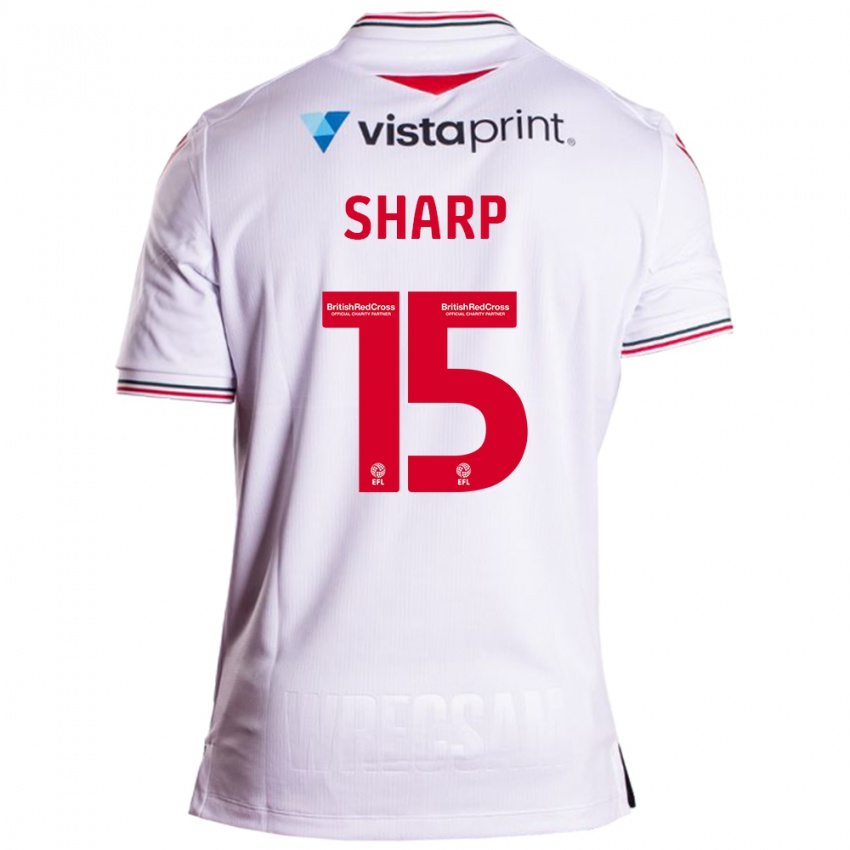 Dětské Katie Sharp #15 Bílý Daleko Hráčské Dresy 2023/24 Dres