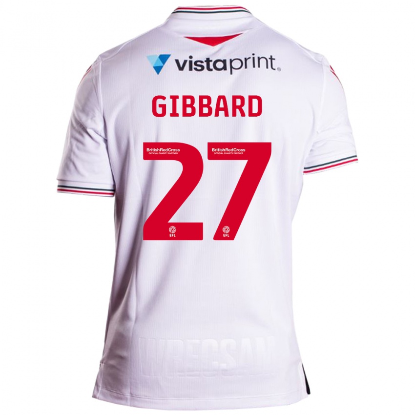 Dětské Mari Gibbard #27 Bílý Daleko Hráčské Dresy 2023/24 Dres