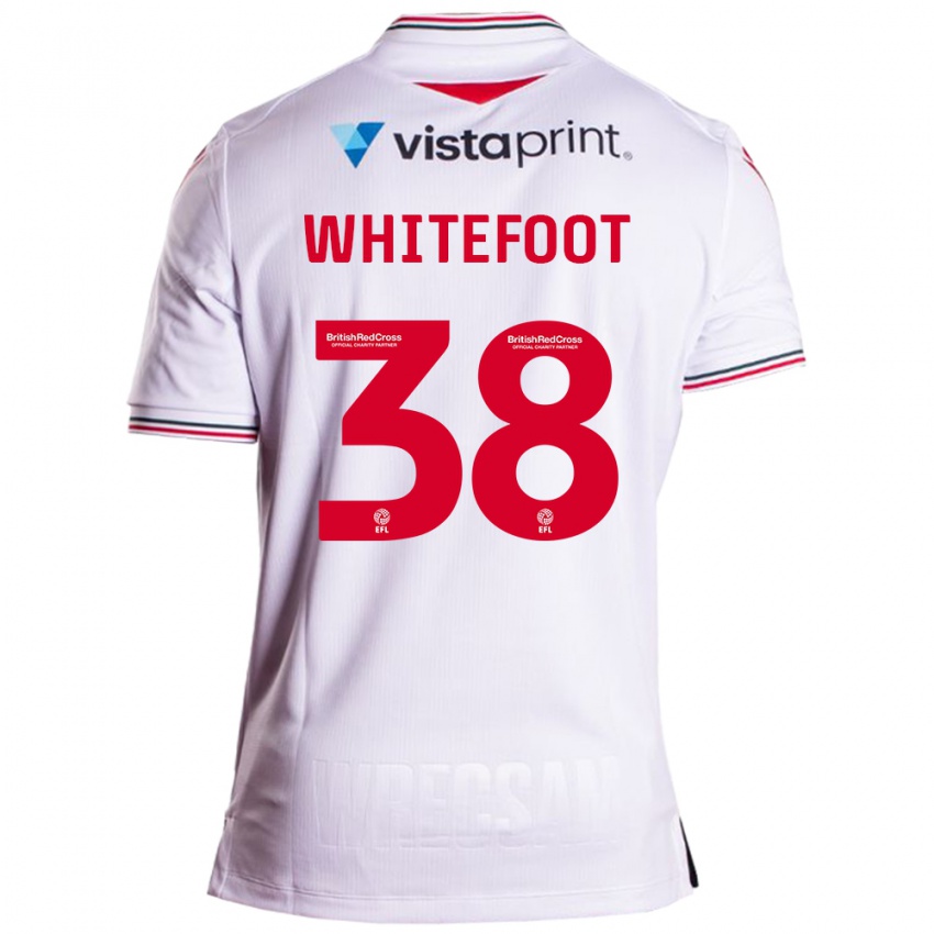 Dětské Lily Whitefoot #38 Bílý Daleko Hráčské Dresy 2023/24 Dres