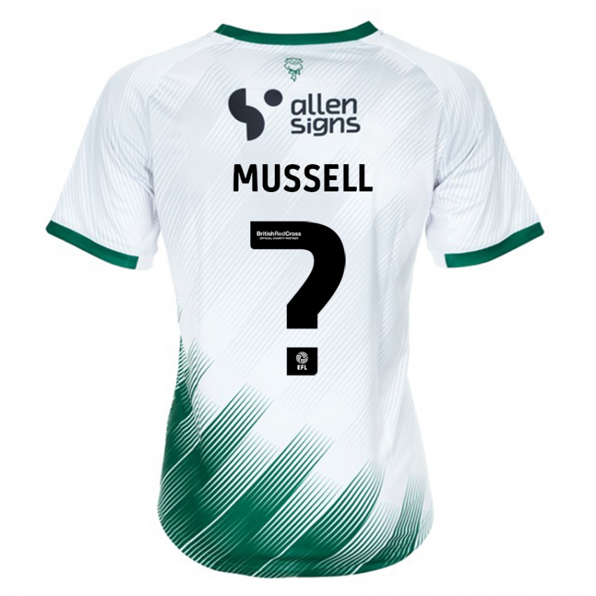 Dětské Theo Mussell #0 Bílý Daleko Hráčské Dresy 2023/24 Dres