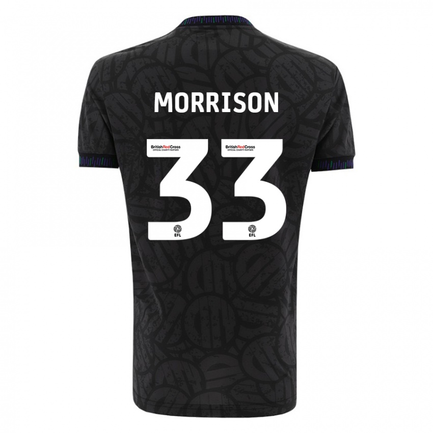Dětské Elijah Morrison #33 Černá Daleko Hráčské Dresy 2023/24 Dres