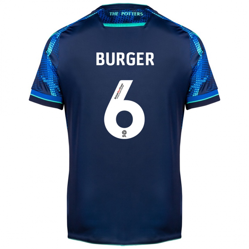 Dětské Wouter Burger #6 Námořnictvo Daleko Hráčské Dresy 2023/24 Dres