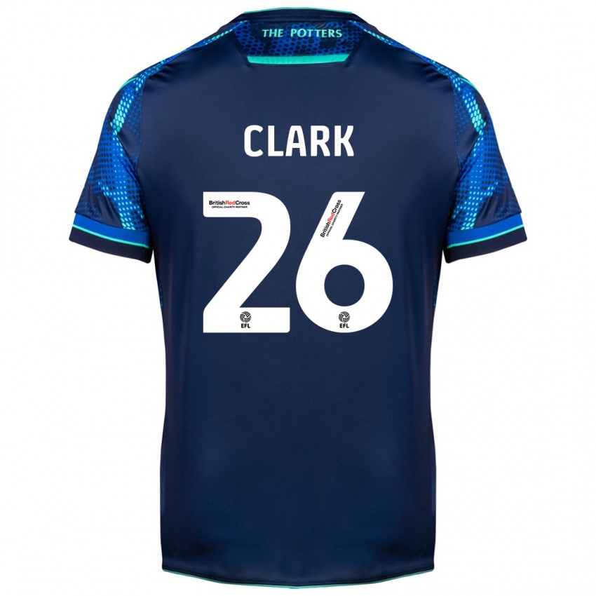 Dětské Ciaran Clark #26 Námořnictvo Daleko Hráčské Dresy 2023/24 Dres