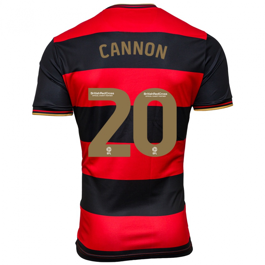 Dětské Reggie Cannon #20 Černá Červená Daleko Hráčské Dresy 2023/24 Dres