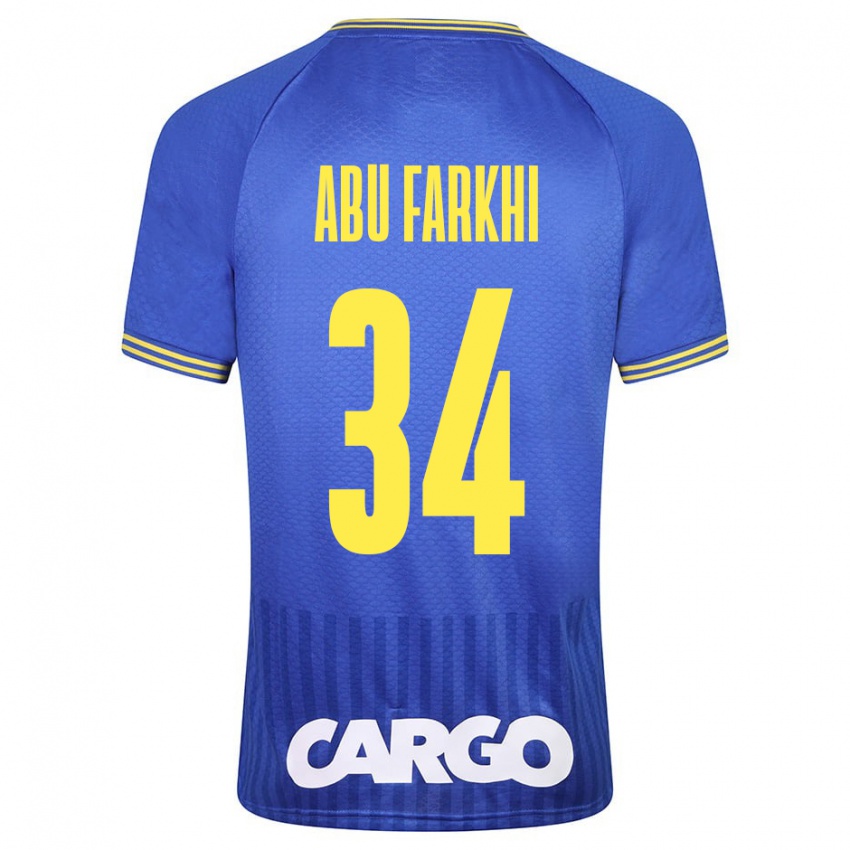 Dětské Sayed Abu Farkhi #34 Modrý Daleko Hráčské Dresy 2023/24 Dres