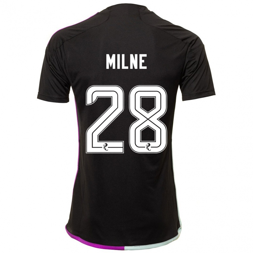 Dětské Jack Milne #28 Černá Daleko Hráčské Dresy 2023/24 Dres