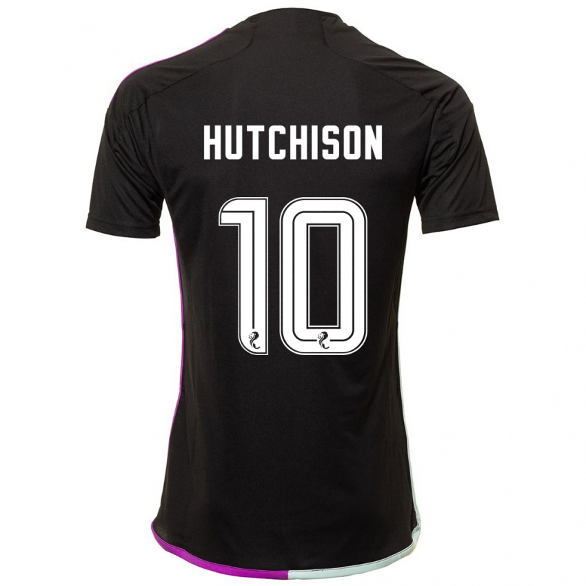 Dětské Bayley Hutchison #10 Černá Daleko Hráčské Dresy 2023/24 Dres