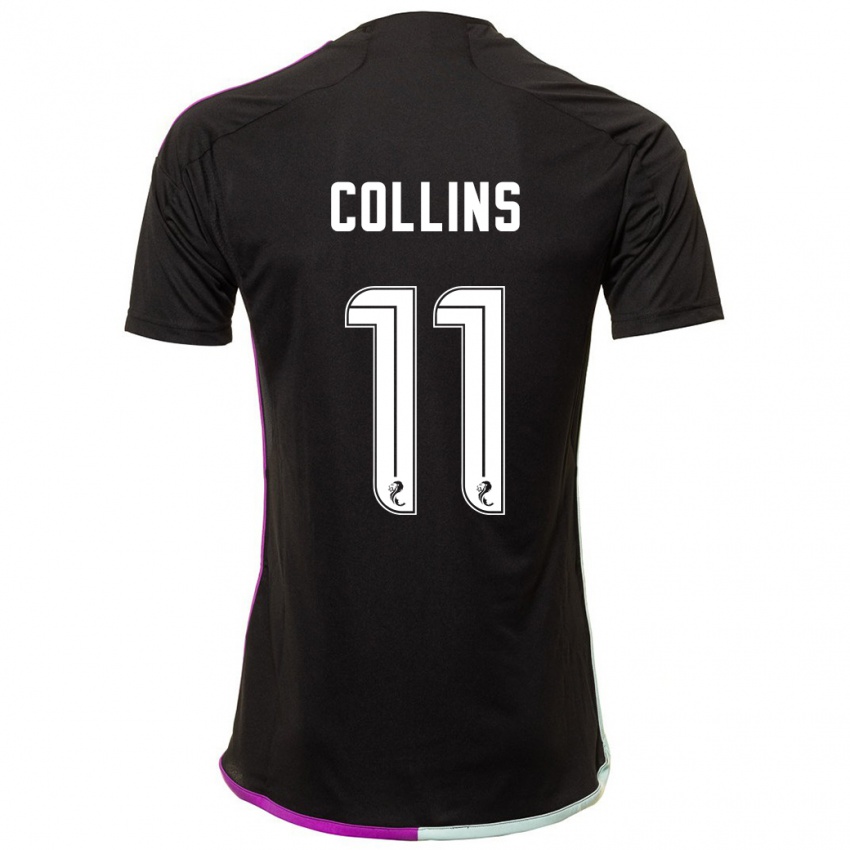 Dětské Bailley Collins #11 Černá Daleko Hráčské Dresy 2023/24 Dres