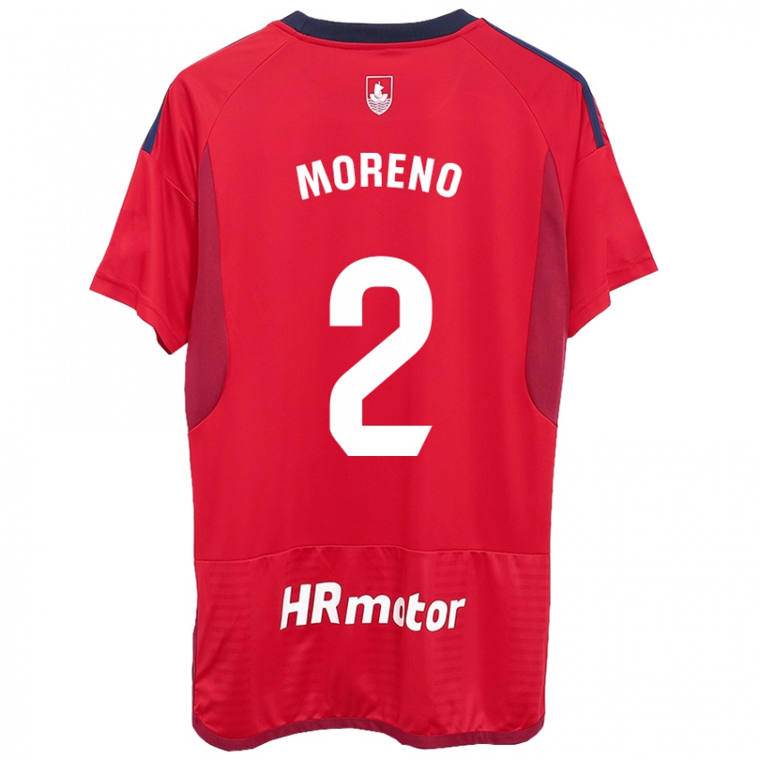 Pánské Jorge Moreno #27 Červené Domů Hráčské Dresy 2023/24 Dres