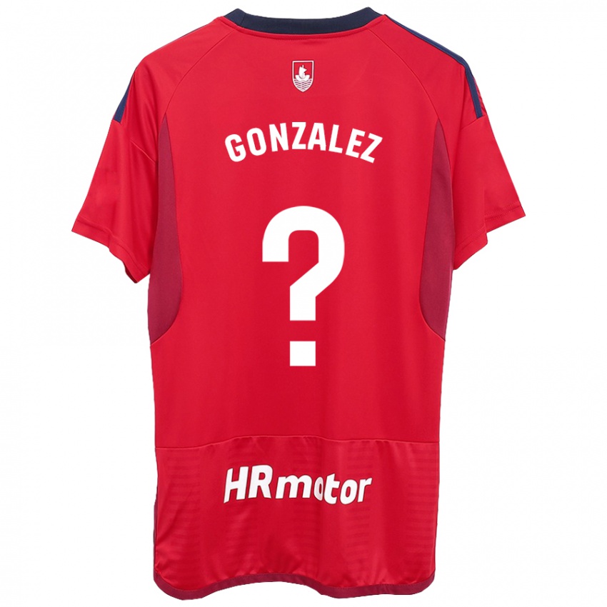 Pánské Iker González #0 Červené Domů Hráčské Dresy 2023/24 Dres