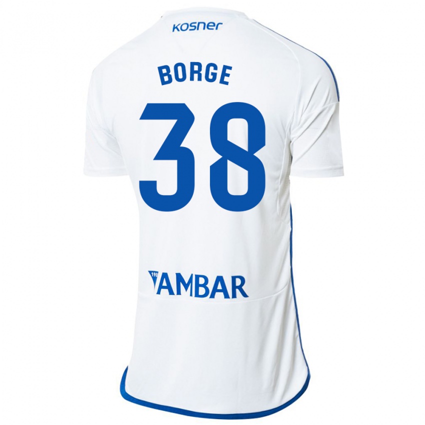 Pánské Andrés Borge #38 Bílý Domů Hráčské Dresy 2023/24 Dres