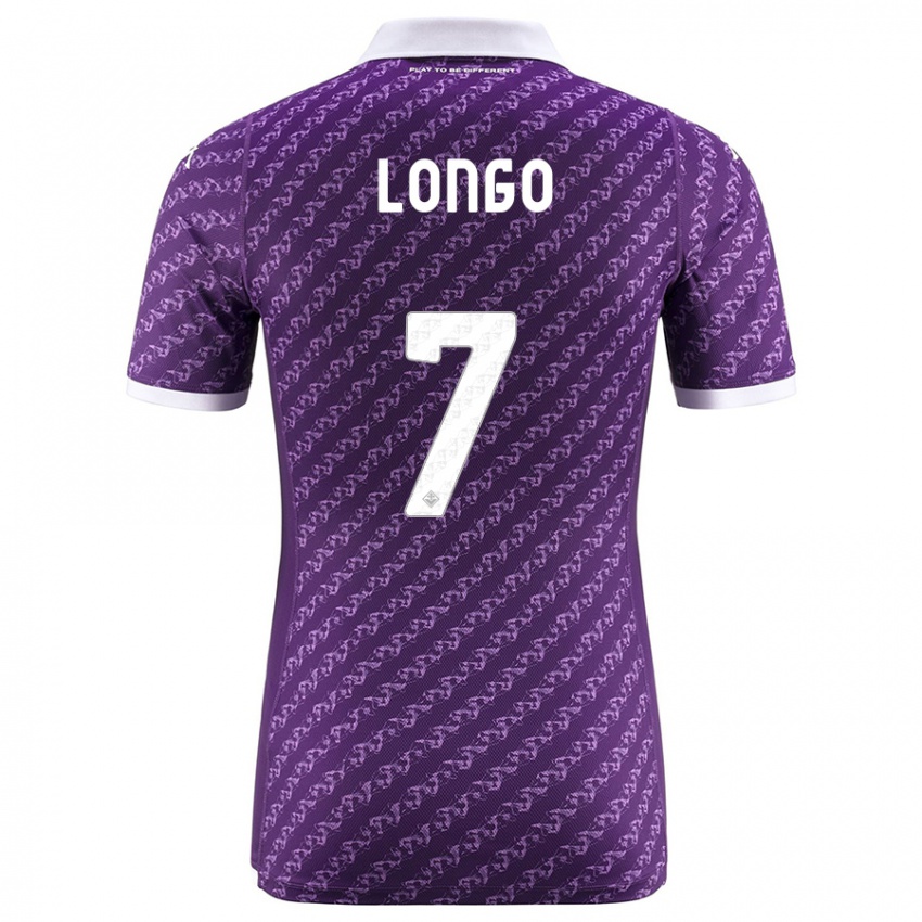 Pánské Miriam Longo #7 Fialový Domů Hráčské Dresy 2023/24 Dres