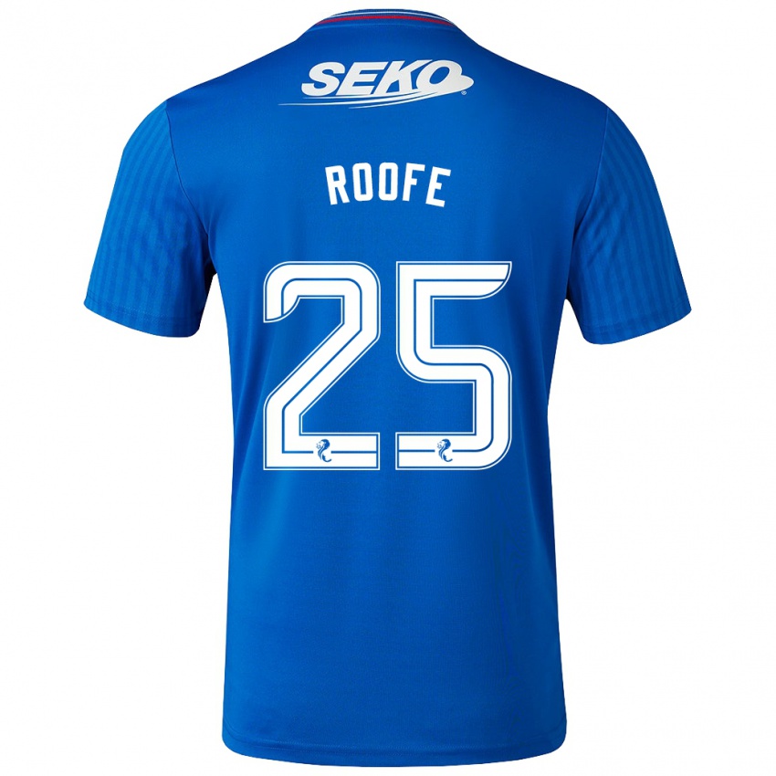 Pánské Kemar Roofe #25 Modrý Domů Hráčské Dresy 2023/24 Dres